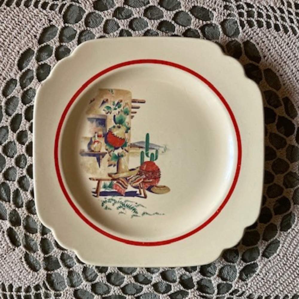 Homer Laughlin Vintage Butter Plate🌵